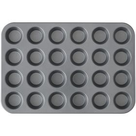 Wilton Bake It Simply Extra Large Non-Stick Mini Muffin Pan, 24-Cup