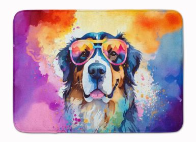 Bernese Mountain Dog Hippie Dawg Memory Foam Kitchen Mat Machine Washable Anti-Fatigue Mat Cushion Comfort Bath Mat or Kitchen Rug