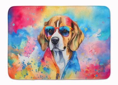 Beagle Hippie Dawg Memory Foam Kitchen Mat Machine Washable Anti-Fatigue Mat Cushion Comfort Bath Mat or Kitchen Rug