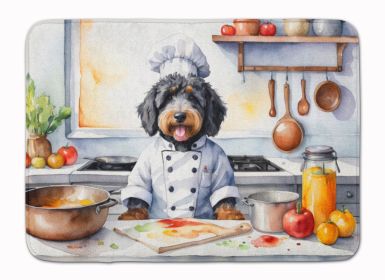 Bernedoodle The Chef Memory Foam Kitchen Mat Machine Washable Anti-Fatigue Mat Cushion Comfort Bath Mat or Kitchen Rug