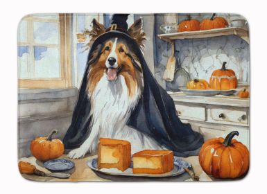 Sheltie Fall Kitchen Pumpkins Memory Foam Kitchen Mat Machine Washable Anti-Fatigue Mat Cushion Comfort Bath Mat or Kitchen Rug