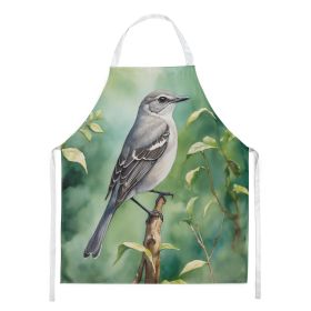 Tennessee Northern Mockingbird Apron Cooking Kitchen Server Baking Crafts Gardening for Adult Women Men, Unisex, Large, Multicolor