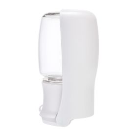 Dog Portable Water Bottle Foldable Pet Water Dispenser Pet Products (Option: White-350ml)