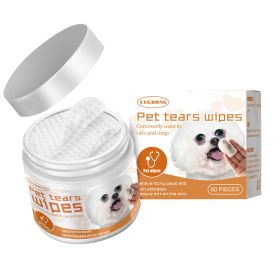 Yegbong Pet Wipes Clean, Dogs And Cats Tear Stains Eye Cleaning Wipe Eye Dirt Cotton Pad (Quantity: 3pcs)