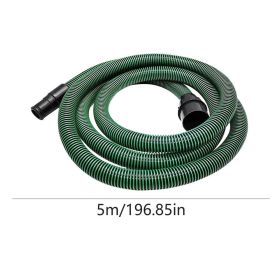 3.5M universal Dust Absorption Pipe Electric Vacuum Cleaner Dust vacuum hose anti-static grinder dust suction hose (Color: 5 meters long)